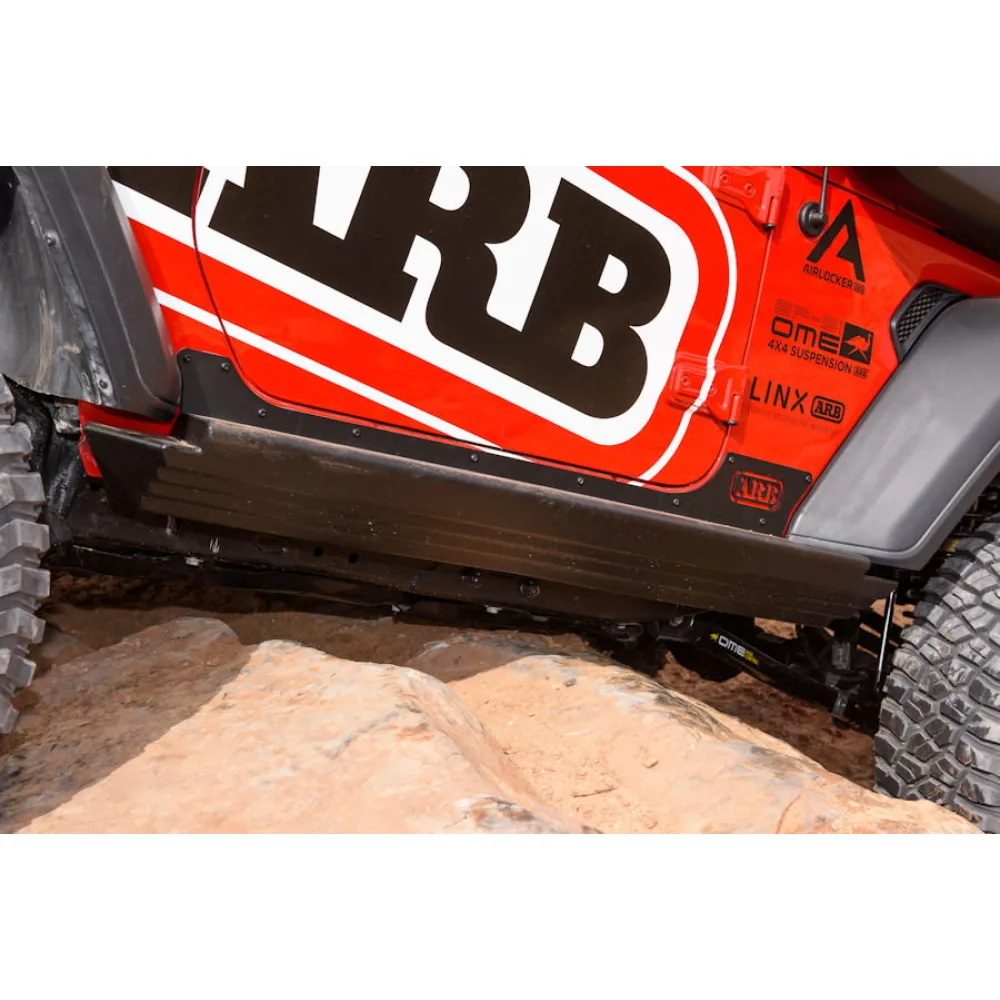 ARB Rock Sliders für Jeep Wrangler JL 2-Türer, schwarz