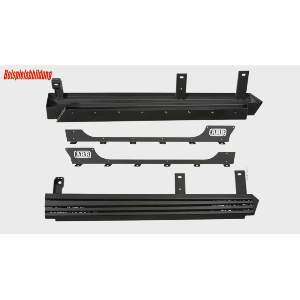 ARB Rock Sliders für Jeep Wrangler JL 2-Türer, schwarz