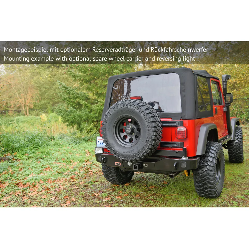 ARB Heckstoßstange für Jeep Wrangler YJ und TJ, 35 kg