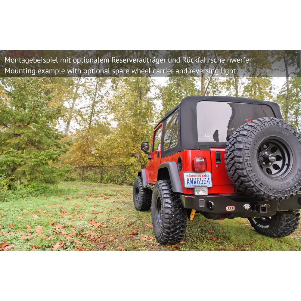 ARB Heckstoßstange für Jeep Wrangler YJ und TJ, 35 kg