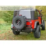 ARB Reserveradträger für HSS Jeep JK, strukturierte Oberfläche schwarz