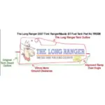 The Long Ranger Ersatztank TR53R 126 l für Ranger, B2500 und BT50 (`99–`11)