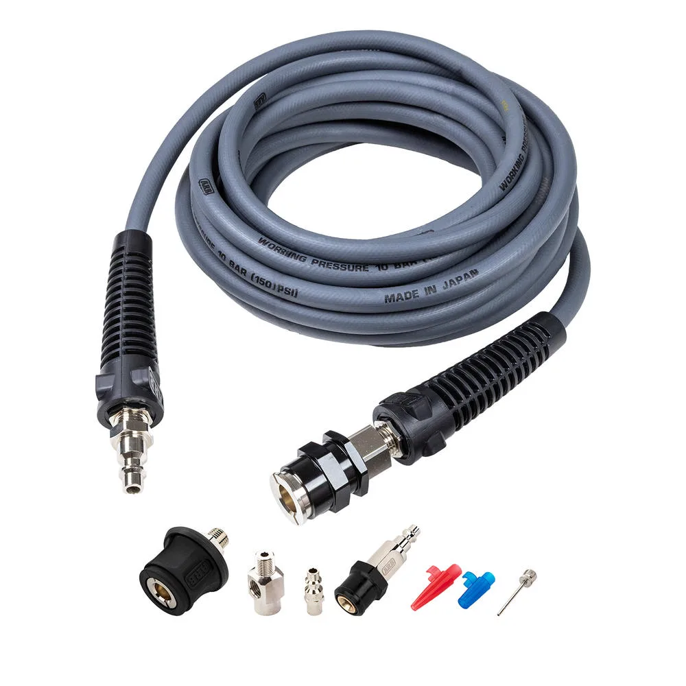 ARB Pump Up Kit Reifenfüllanschluss mit 7 m Luftschlauch grau
