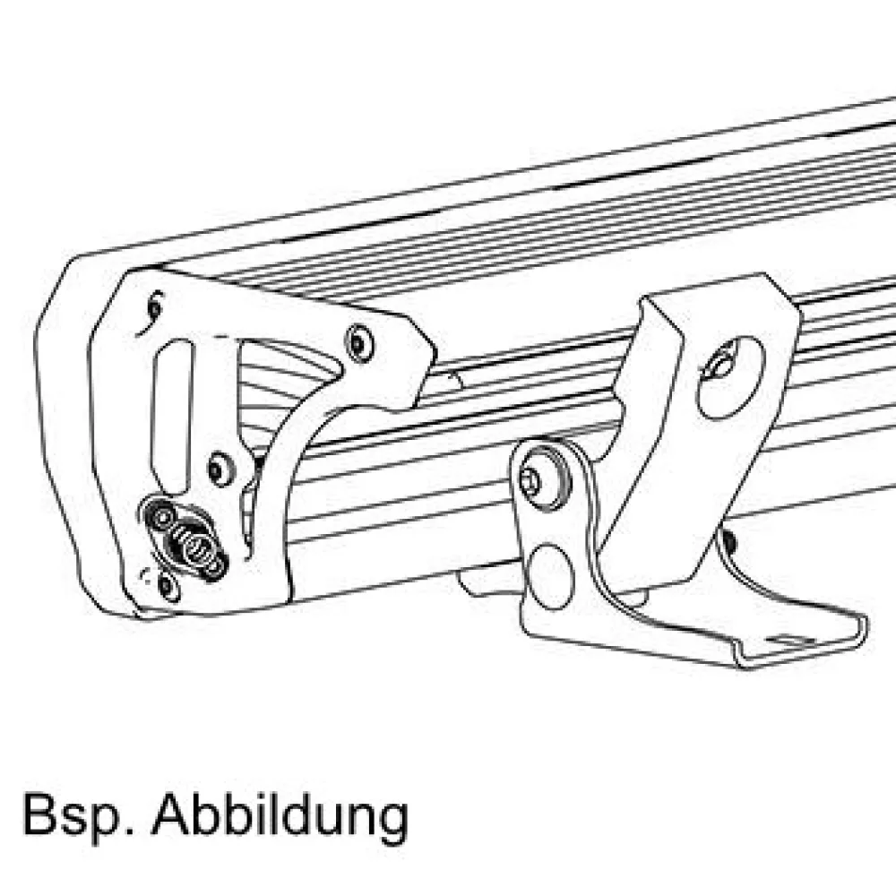 ARB Montagesatz für 2-AR40C & 2-AR40S zur Befestigung auf geraden Flächen