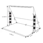 ARB Deluxe Awning Alcove Vorzelt für ARB Markise 2500 mm (35-814407/08/12)