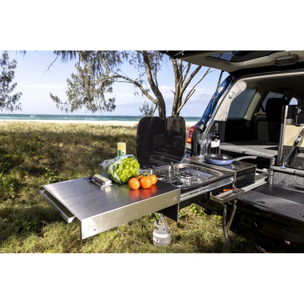 ARB Slide Kitchen 1045mm Schublade inkl. Kocher, Ablage, Schublade & Spülbecken