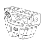 ARB Quick Release Bracket Halterung für Frontier Wash Station & Diesel Tank
