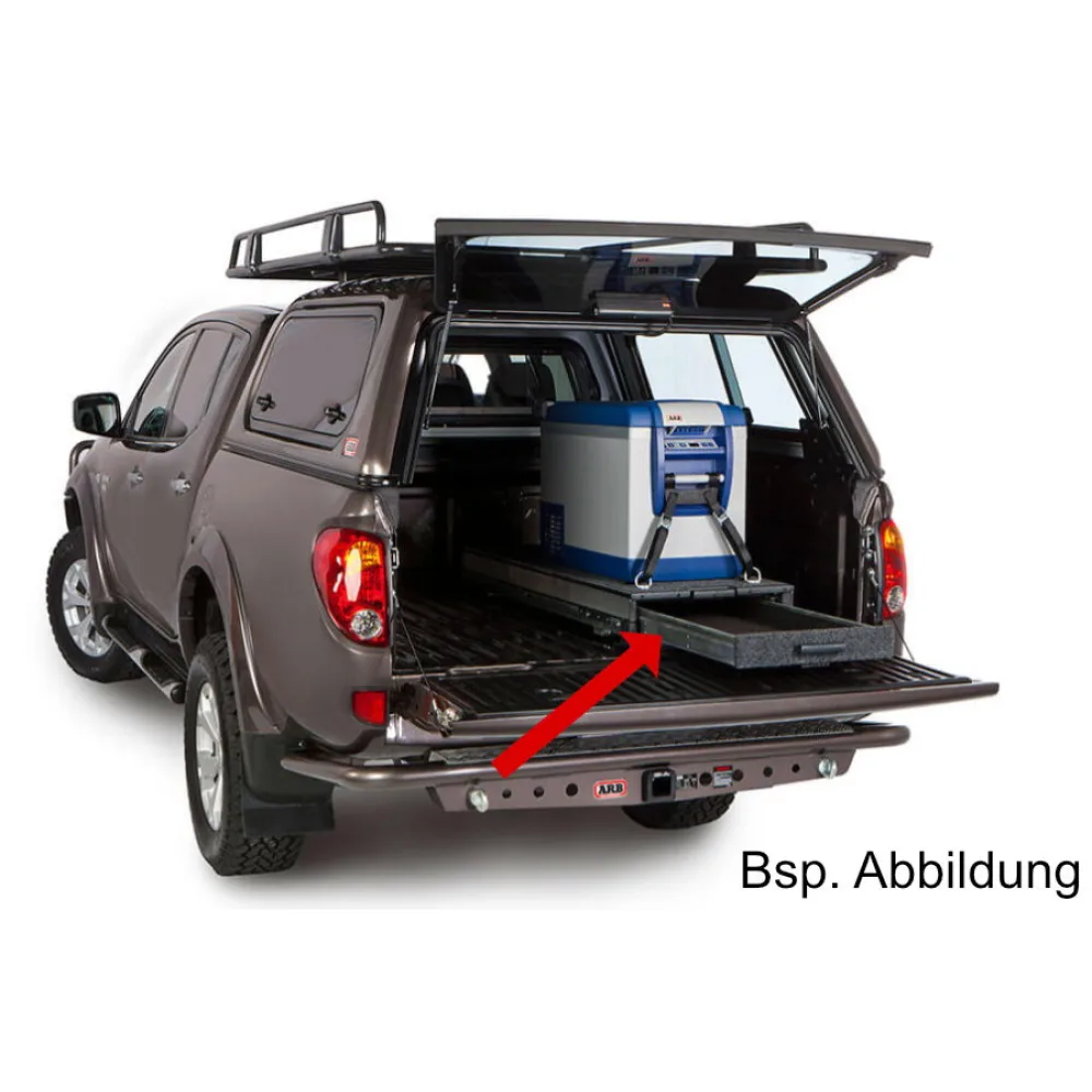 Outback Solutions Modularer Auszug mit Schublade, universell, grau