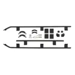 ARB BASE RACK Reling FRONT 3/4 1835x1285 für 39-1770030