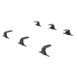 ARB BASE Rack Fußkit Regenrinne H2 (6 Stück) für 39-1770030/40/90/100