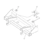 GWTEC Montagerahmen Toyota Land Cruiser J12 und J15, nur Serie 22