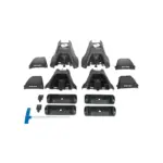 Rhino-Rack 2500 Heavy Duty Dachträger-Set 1250 mm für Ford Ranger & VW Amarok