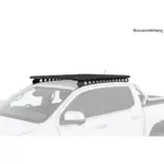 Rhino Rack Pioneer 6 Plattform 1500x1240 Ford Ranger Wildtrak `12 - `22, Backbone
