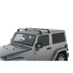 Rhino Rack Sportz Dachträger schwarz für Wrangler JK 2-Türer, Regenrinne