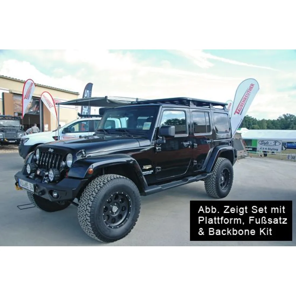 Rhino Rack Backbone Montagekit für Jeep Wrangler JK 4-Türer (07 bis 03/2019 LHD)