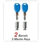 Rhino-Rack Masterkey Zentralschlüssel mit 2 Schlössern für Träger und Zubehör