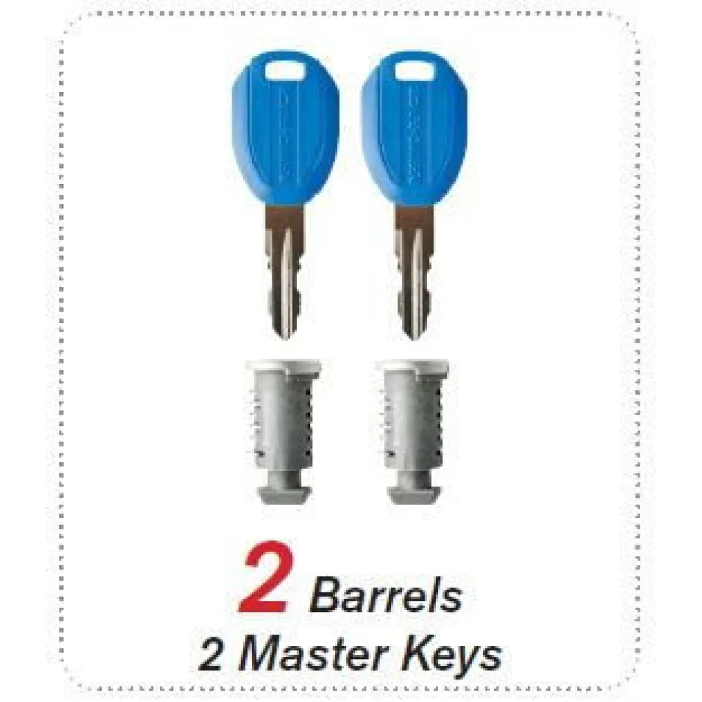 Rhino-Rack Masterkey Zentralschlüssel mit 2 Schlössern für Träger und Zubehör