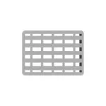 Rhino Rack Pioneer 6 Windschutzeinsätze Set für 1380 mm breite Plattformen