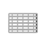 Rhino-Rack Pioneer 6 Windschutzeinsätze-Set für 1430 mm breite Plattformen