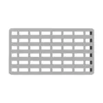 Rhino Rack Pioneer 6 Windschutzeinsätze Set für 1580 mm breite Plattformen