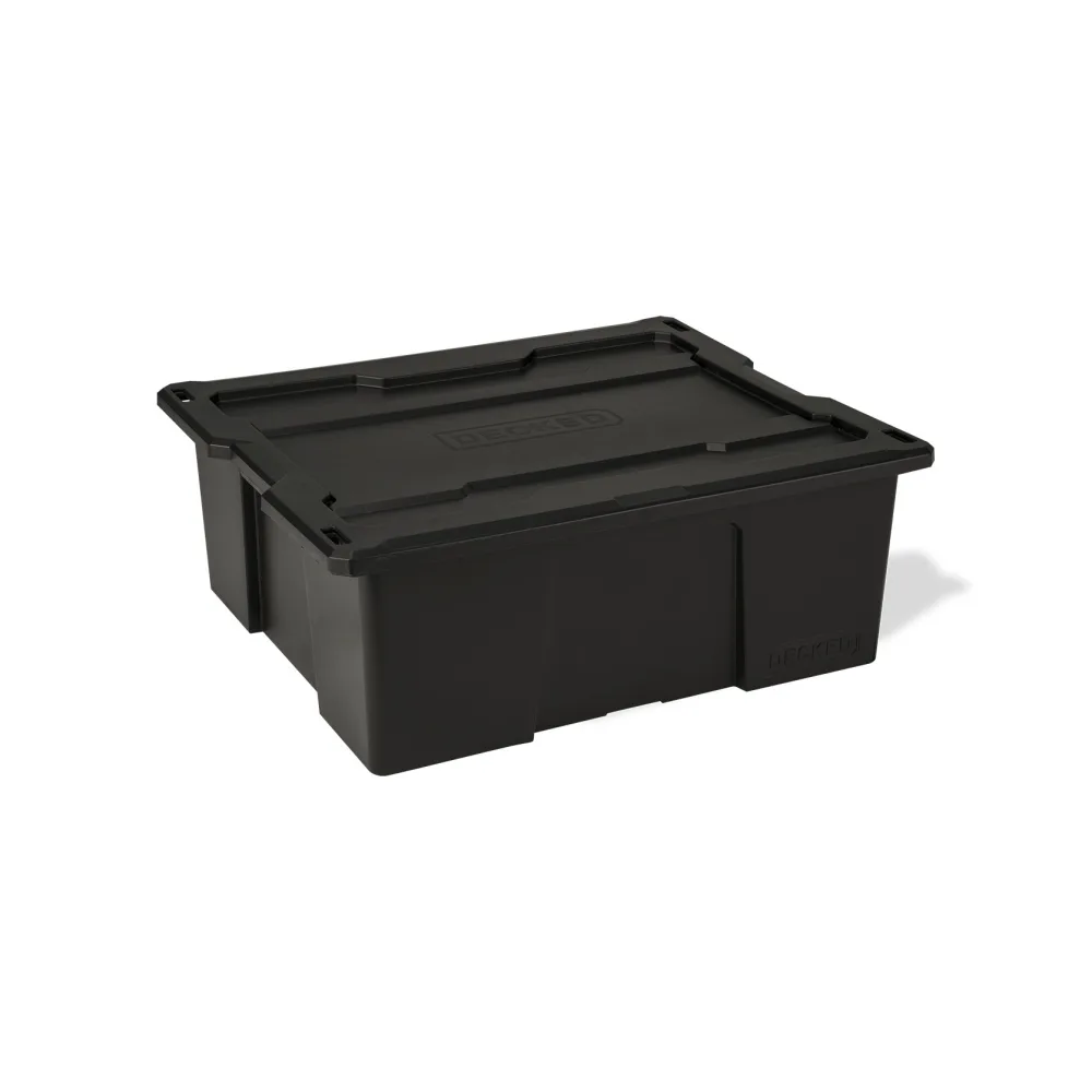 DECKED D-co Case Payloader 32 Boxen schwarz mit Snap-on-Deckel, 3er-Set