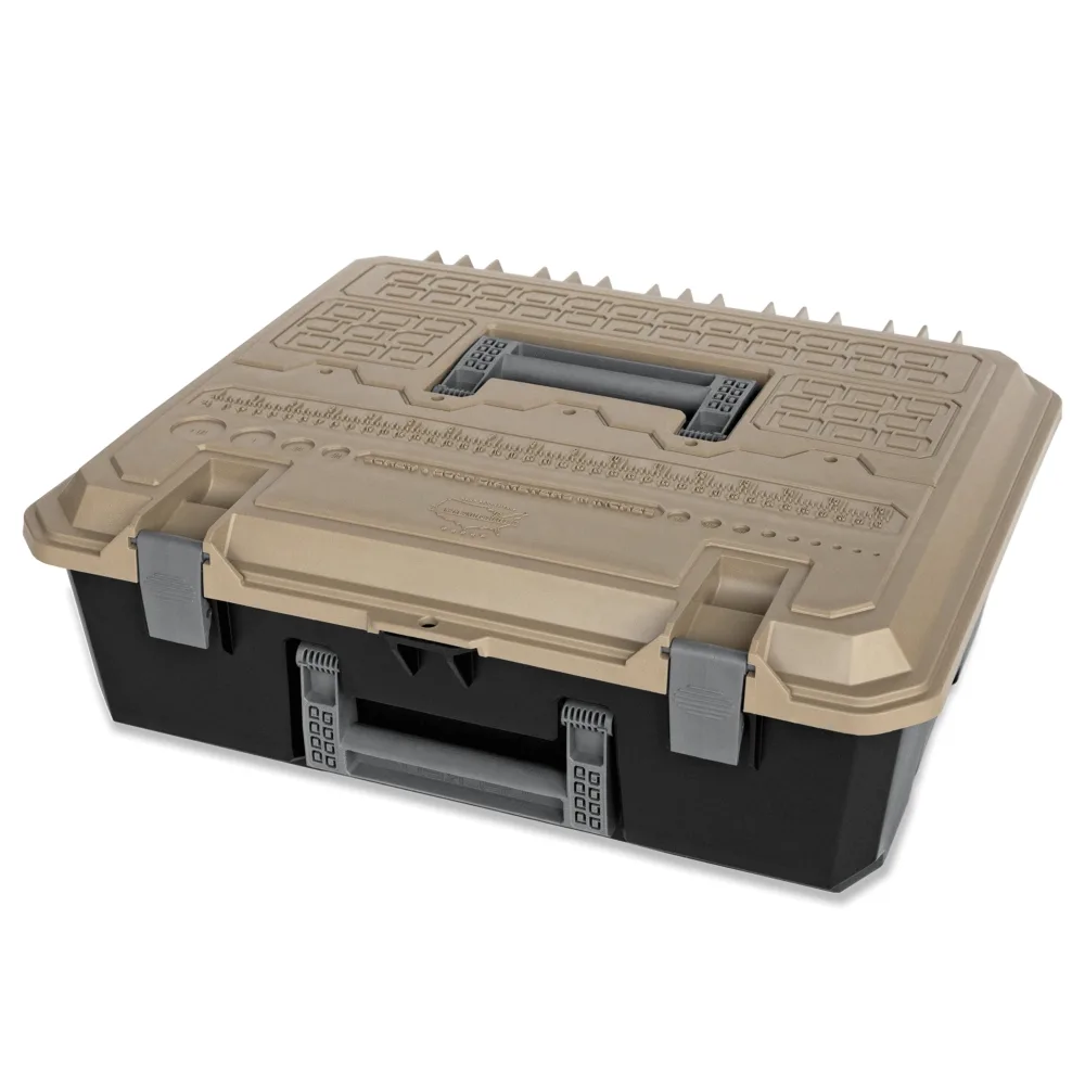 Decked D-Box mit Tragegriff für große Schubladen, Desert Tan Deckel