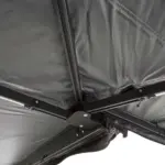 270° Markise LEAF freitragend grau - 200 cm / extended / links (Fahrer)