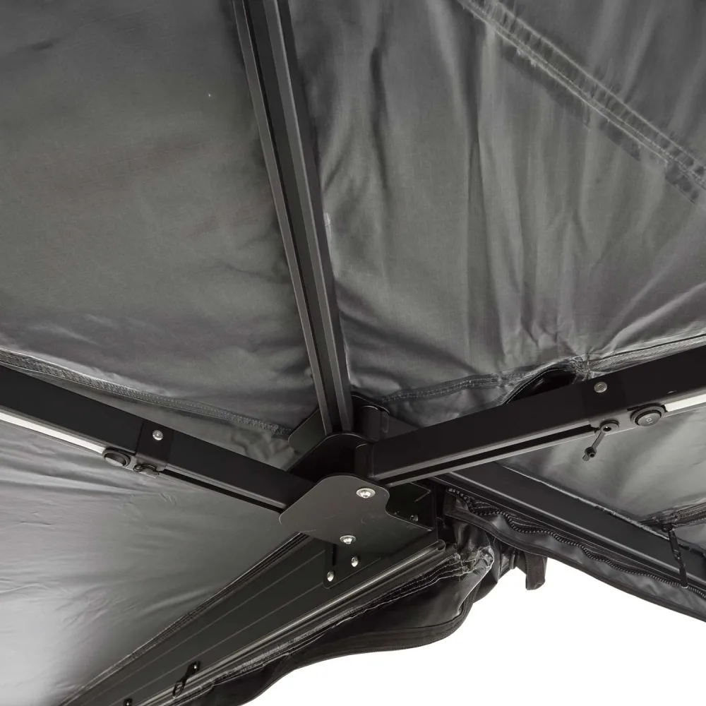 270° Markise LEAF freitragend grau - 200 cm / extended / links (Fahrer)