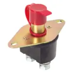 Hochleistungs Batterie Trennschalter mit Sicherheitsausschaltung und abziehbarem Schlüssel 12V/24V