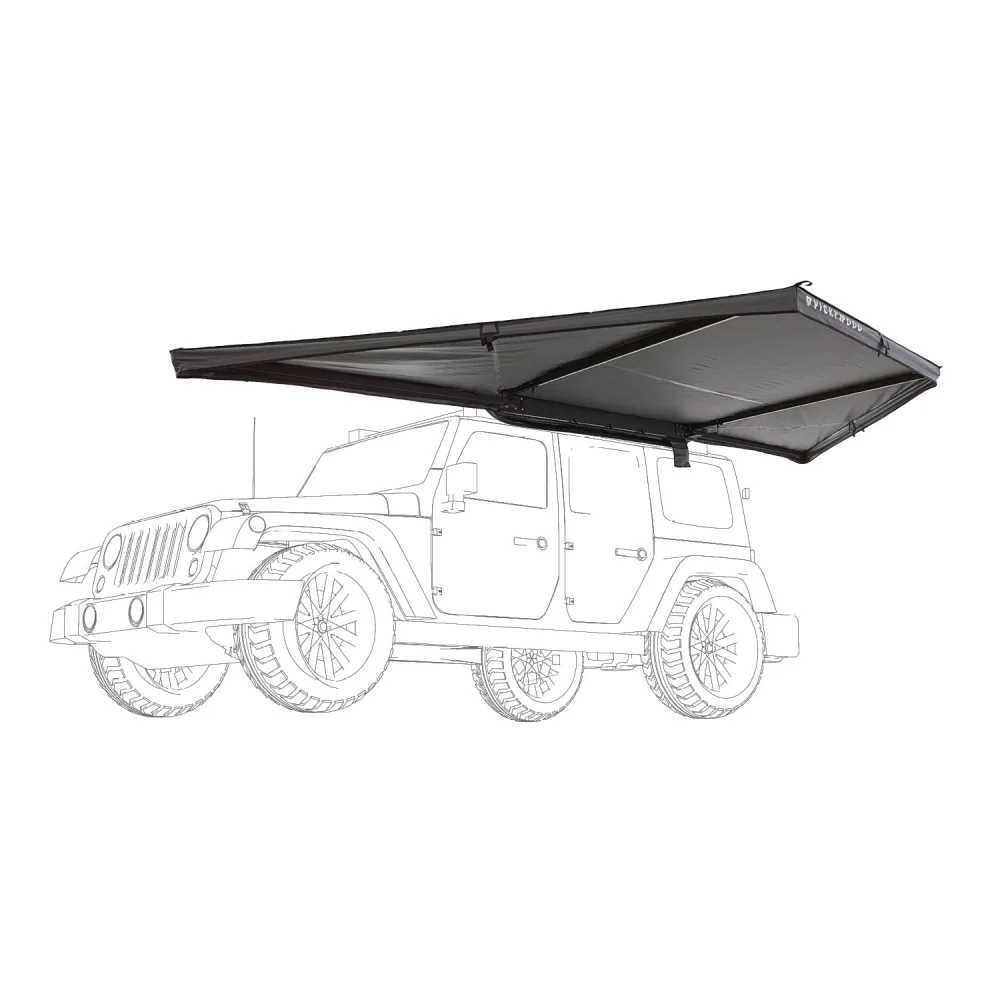 180° Markise LEAF freitragend grau - 200 cm
