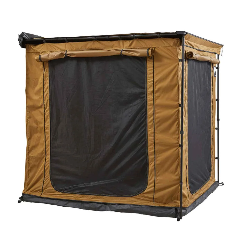 Zeltraum zu Seitenmarkise VICKYWOOD - 200 cm / goldbraun