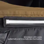 Leichtbau Hybrid-Dachzelt MIGHTY OAK LIGHT - goldbraun