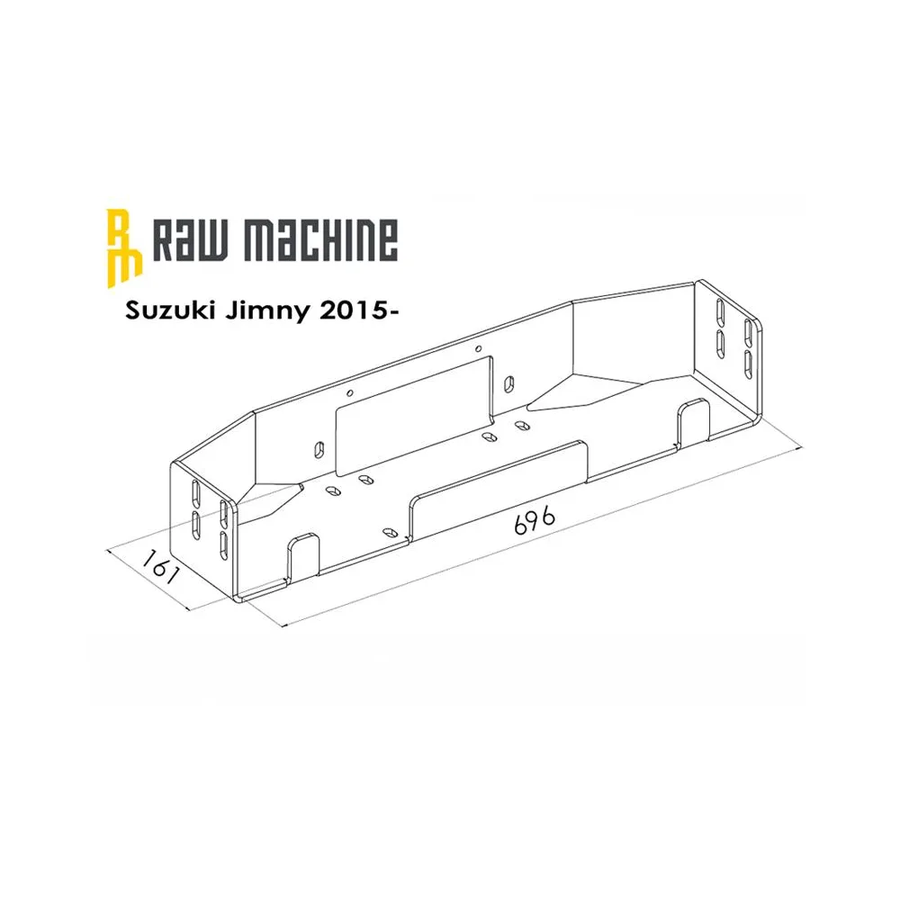 Seilwinden Anbausatz Suzuki Jimny 2012-2018