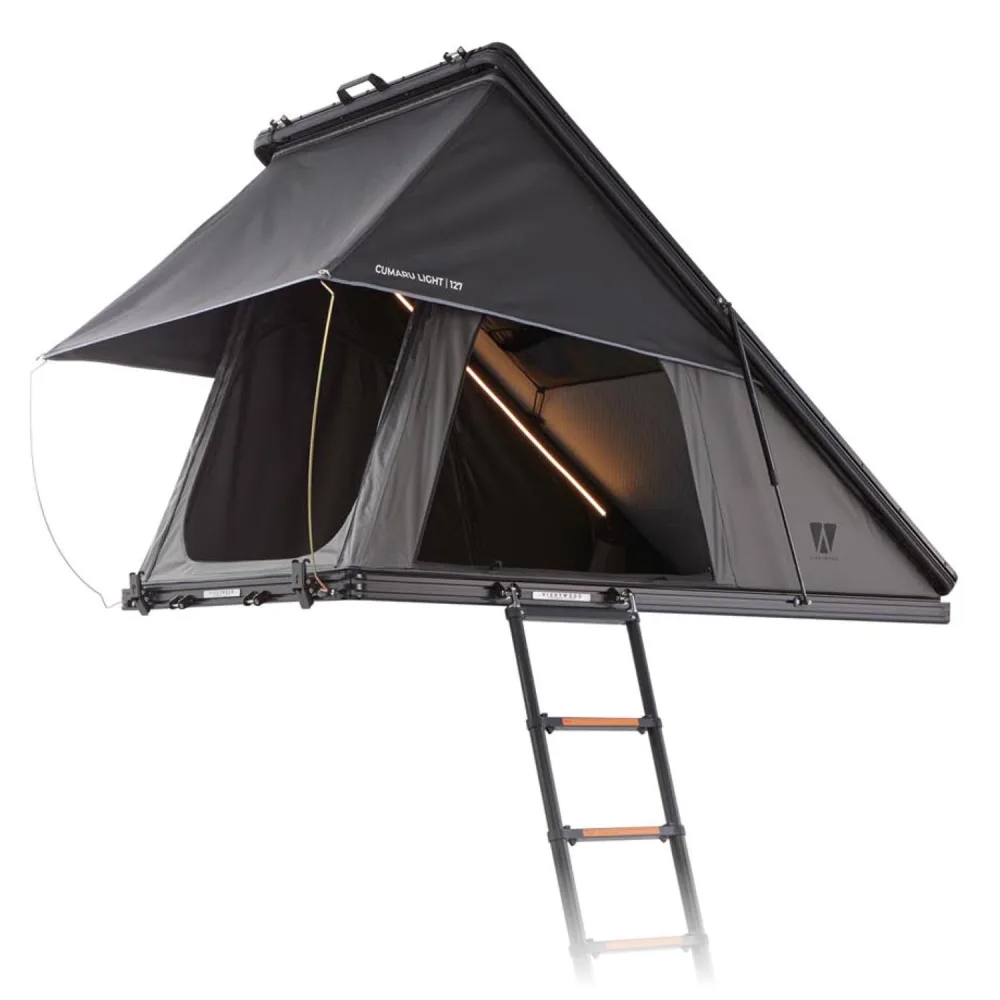 Alu-Hartschalen-Dachzelt CUMARU LIGHT - 127 / grau