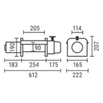 ComeUp Seilwinde RHINO 8, 3,6t 12V EN 14492-1
