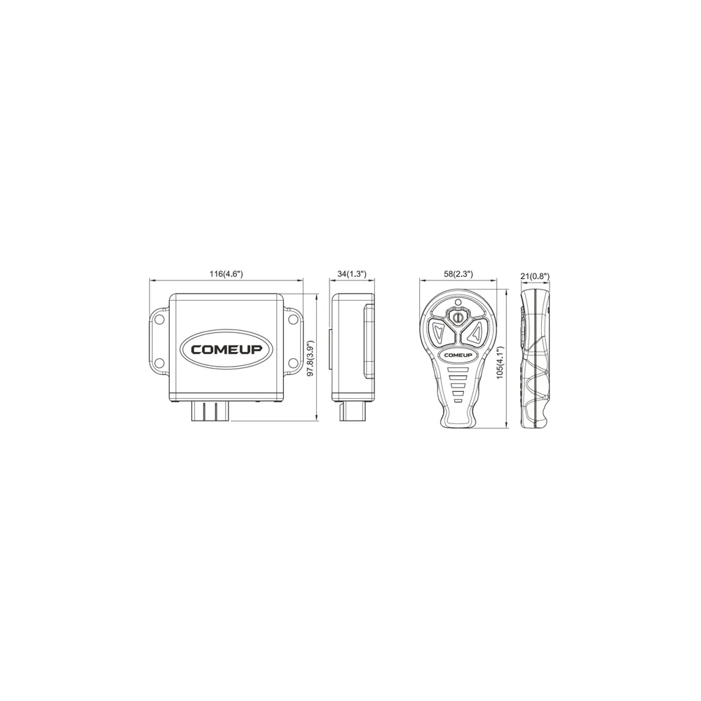 ComeUp Funkset 6-Pin Anschluss 12-24V