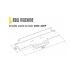 Seilwinden Anbausatz Toyota Land Cruiser 120 2002-2009