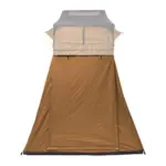 Vorzelt zu Dachzelt BIG WILLOW - goldbraun / 160 / niedrig (165/175 cm)