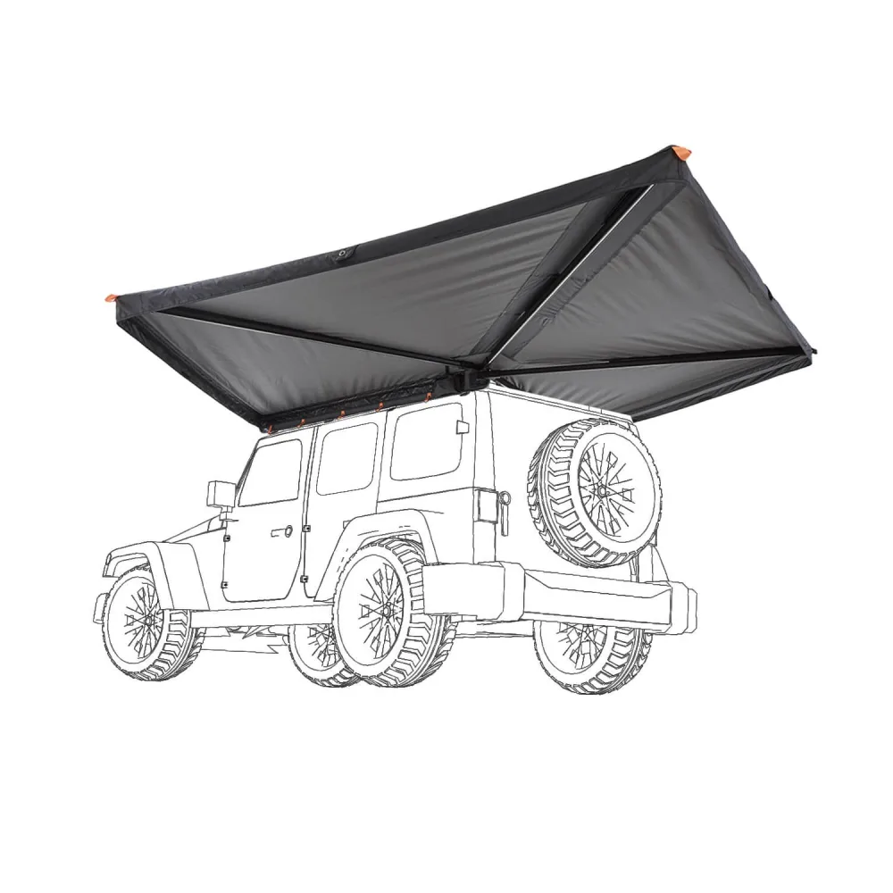 270° Hardcover Seitenmarkise BRANCH RUGGED - links (Fahrer) / 200 cm