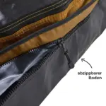Zeltraum zu Seitenmarkise VICKYWOOD - 200 cm / goldbraun