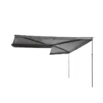 270° Markise LEAF freitragend grau - 250 cm / normal / links (Fahrer)