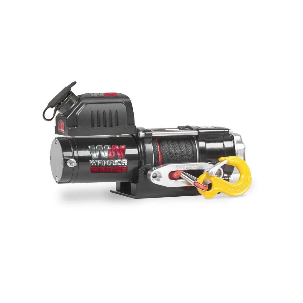 Bootswinde Elektrisch Seilwinde Boot Trailer Anhänger Warrior NINJA 3500LB 1,6 t 12 V Kunststoffseil