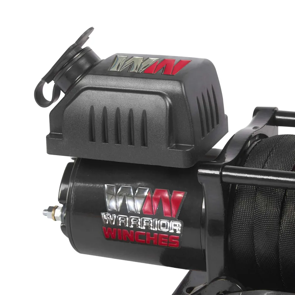 TROJAN tragbare elektrische Seilwinde 4000LB Stahlseil 12V