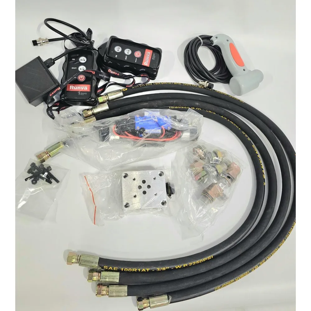 Set Hydraulik Bedienung Funk+Kabel 12V