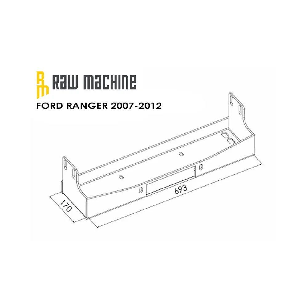 Seilwinden Anbausatz Ford Ranger 2007-2012