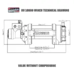 Hydraulik Industrie Seilwinde 4,5t EN14492:1