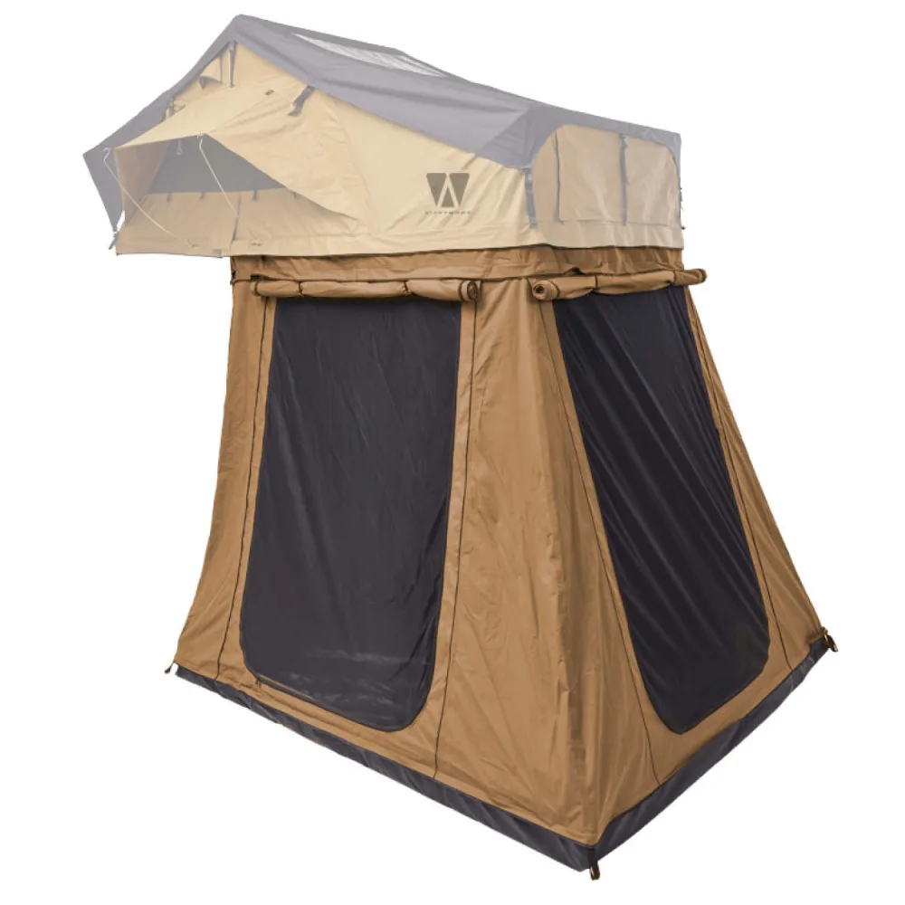 Vorzelt zu Dachzelt BIG WILLOW - goldbraun / 160 / niedrig (165/175 cm)