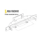 Seilwinden Anbausatz Ford Ranger 2016-2019