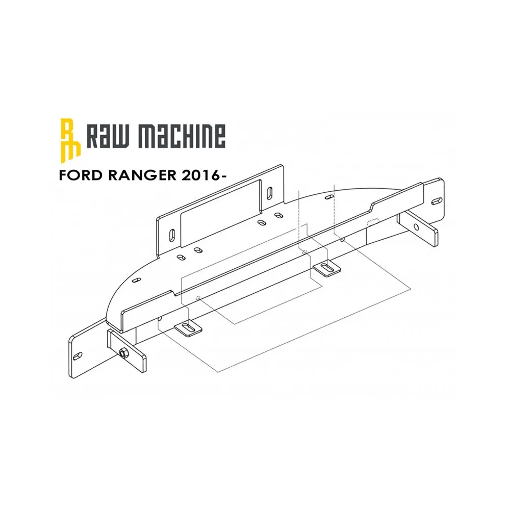 Seilwinden Anbausatz Ford Ranger 2016-2019