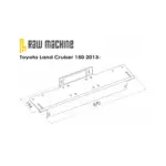 Seilwinden Anbausatz Toyota Land Cruiser 150 2013-2017